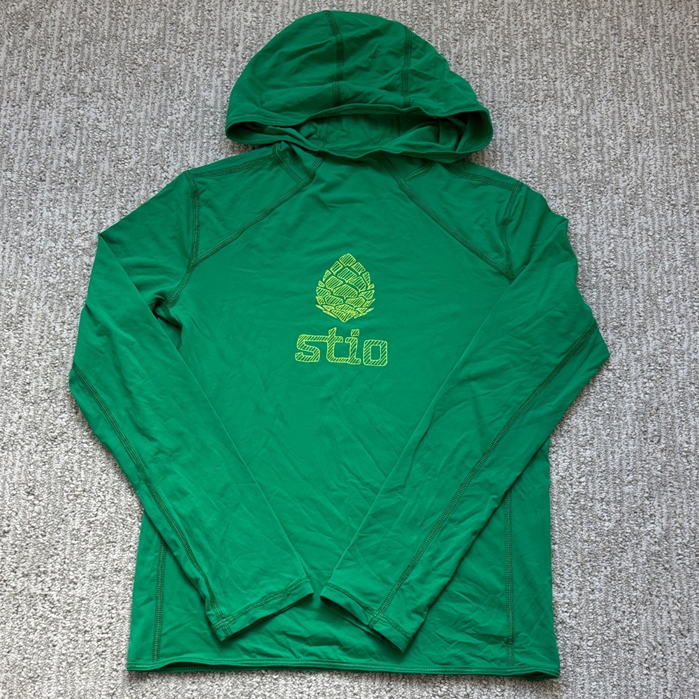 Stio Sun Hoodie Green Size 10 M